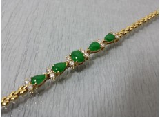 Diamond Jade Bracelet